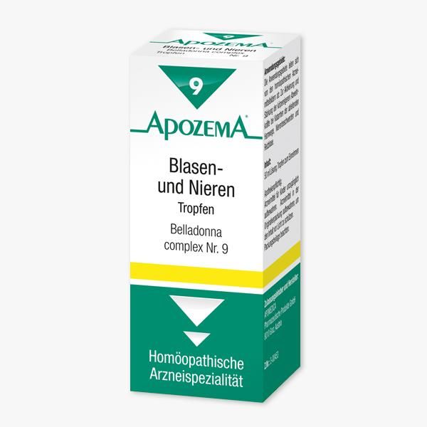 APOZEMA TR NR  9 BLASEN/NIER - 50 Milliliter