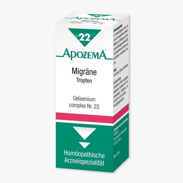 APOZEMA TR NR 22 MIGRAENE - 50 Milliliter