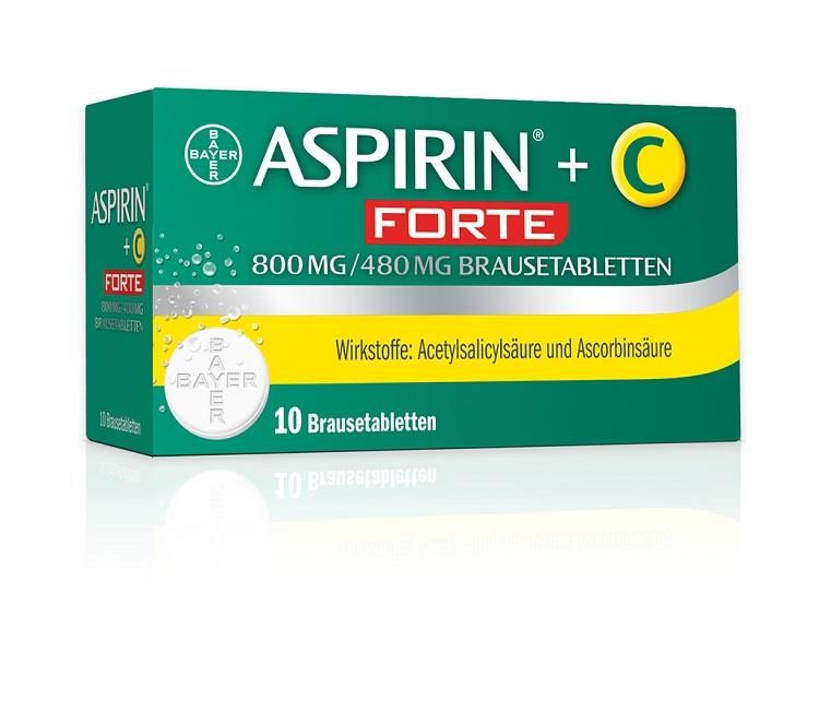 Aspirin®+C forte - Brausetabletten - 10 Stück