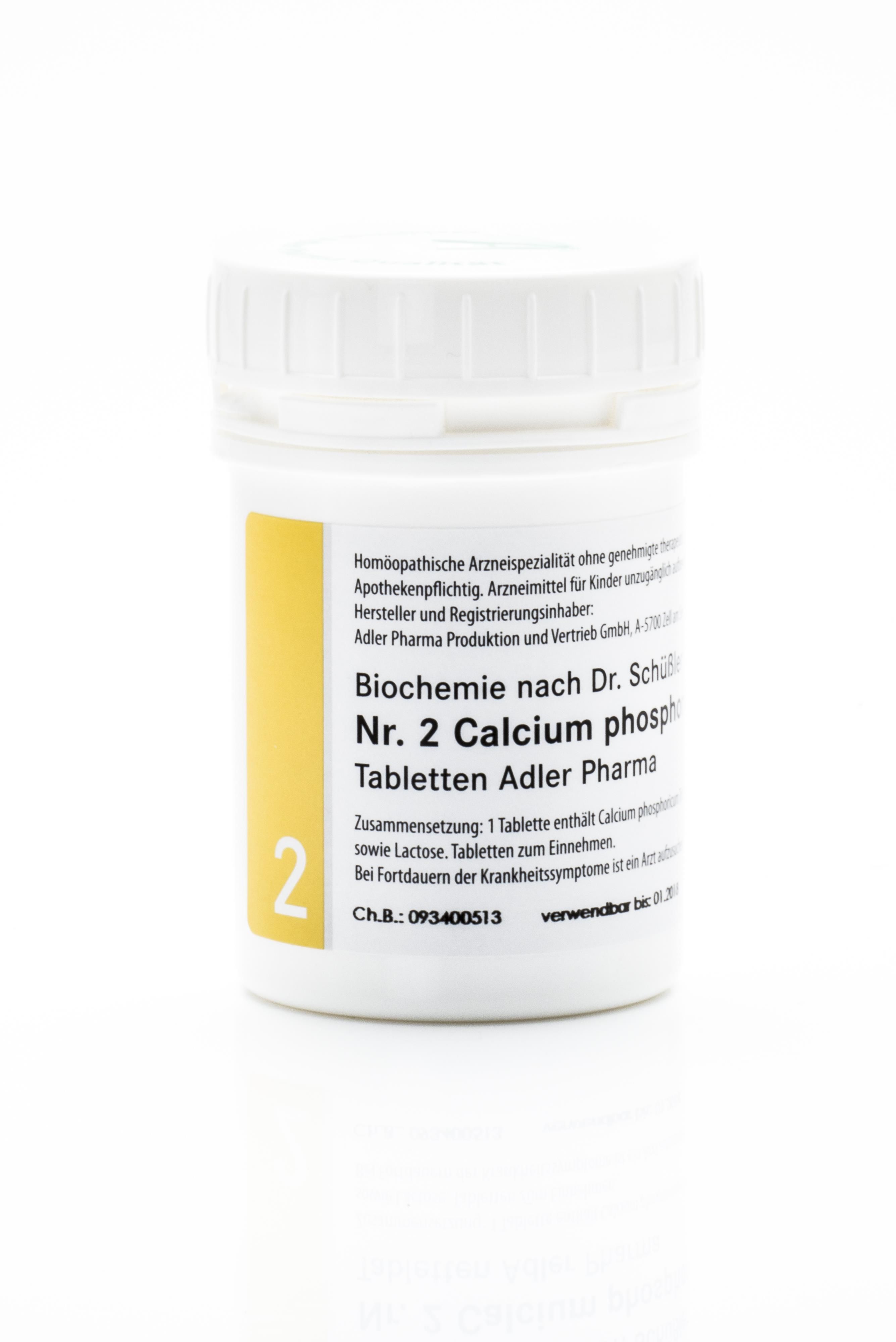 Schüßler Salz Adler Nr. 2 D6 Tabletten - 250 Gramm