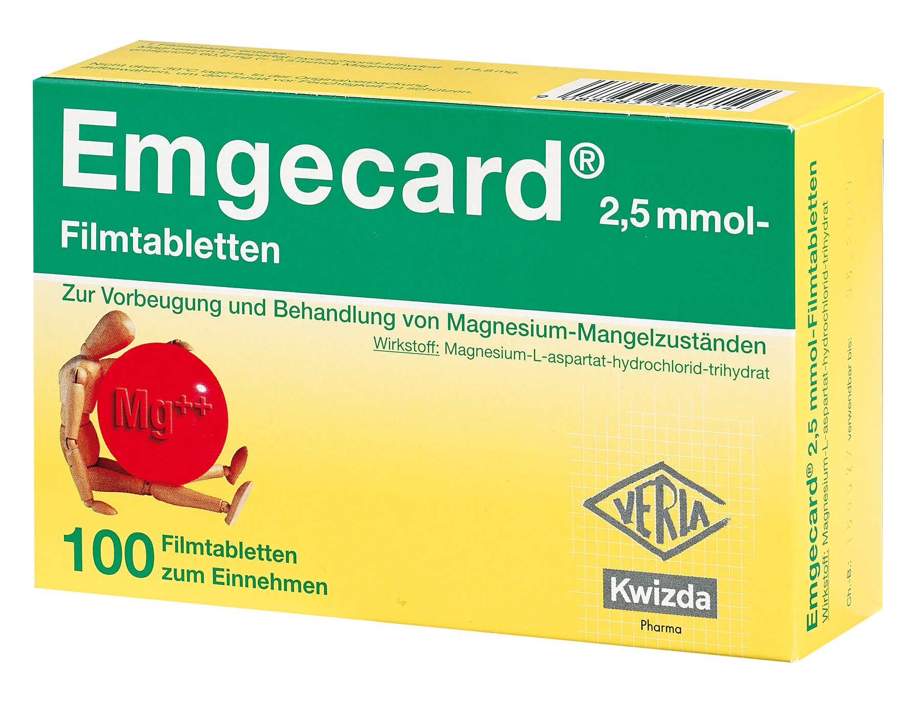 Emgecard 2,5 mmol-Filmtabletten - 100 Stück