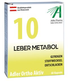 ADLER ORTHO AKTIV KPS NR 10 LEBER METABOL - 60 Stück