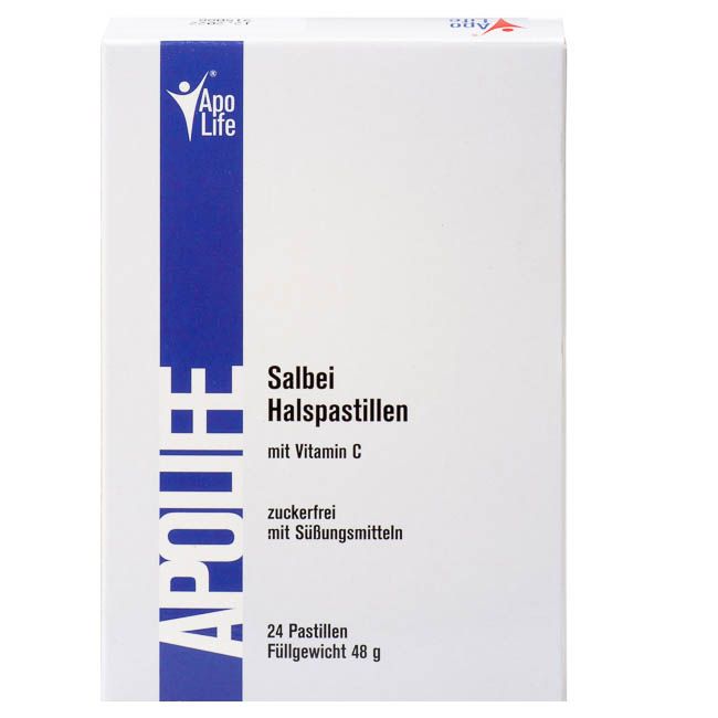 Apolife Salbei Halspastillen - 24 Stück