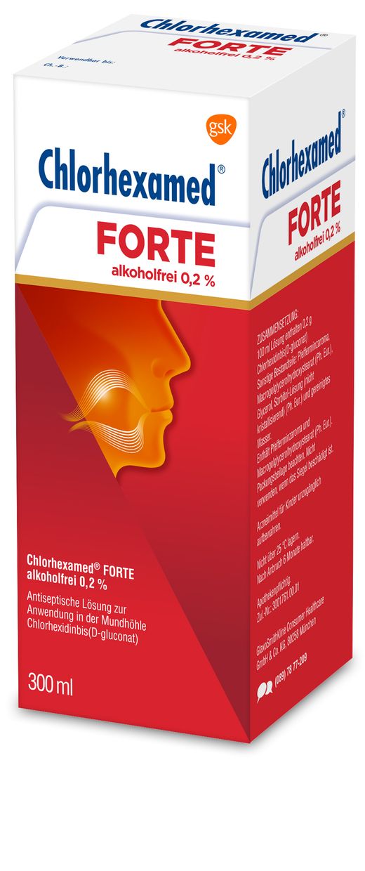 Chlorhexamed Forte alkoholfreie Lösung 2 mg/ml 300 ml Wien ...