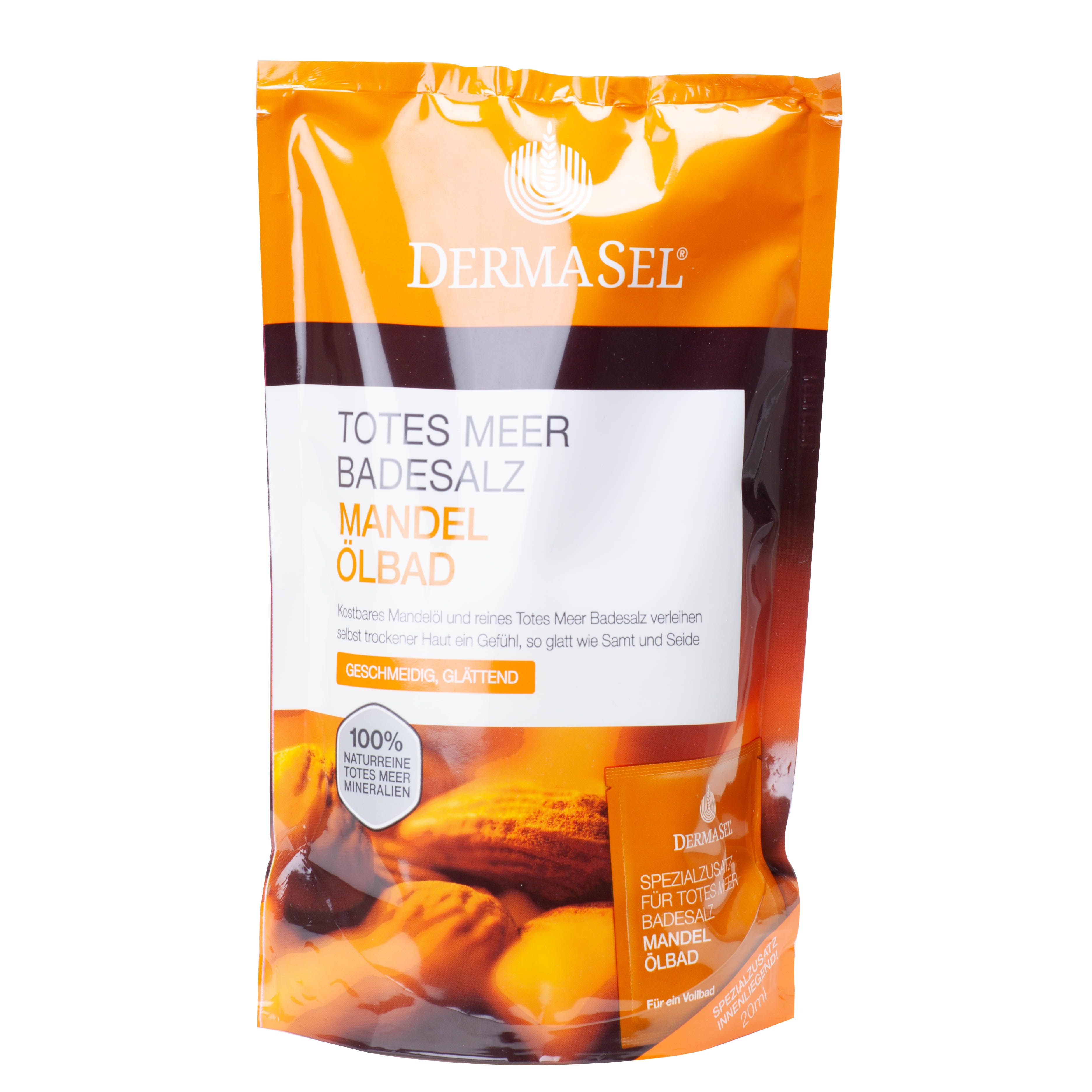 Fette Dermasel Badesalz Mandel - 400 Gramm