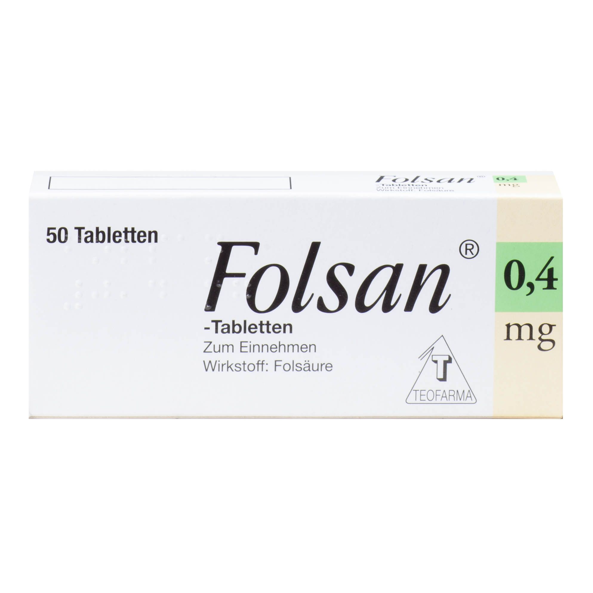 FOLSAN TBL 0,4MG - 100 Stück
