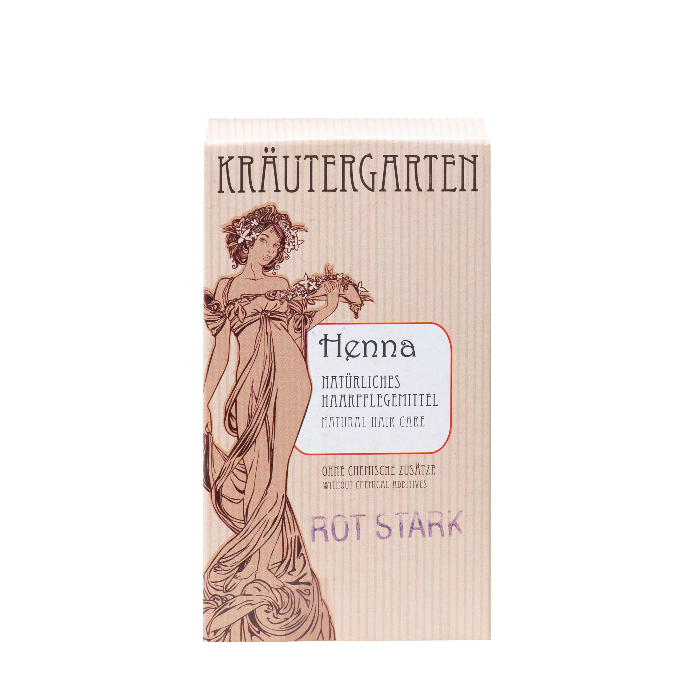Henna Pulver Stark Rot 80g - 80 Gramm