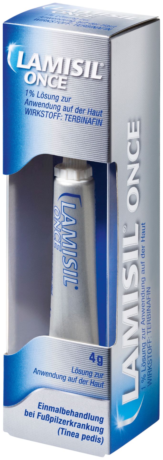 Lamisil Once 1% Lösung zur einmaligen Anwendung auf der Haut - 4 Gramm