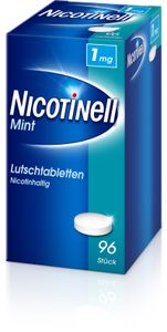 Nicotinell Mint 1 mg Lutschtabletten 96 Stück - 96 Stück
