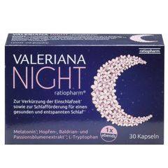 Valeriana Night Kapseln - 30 Stück