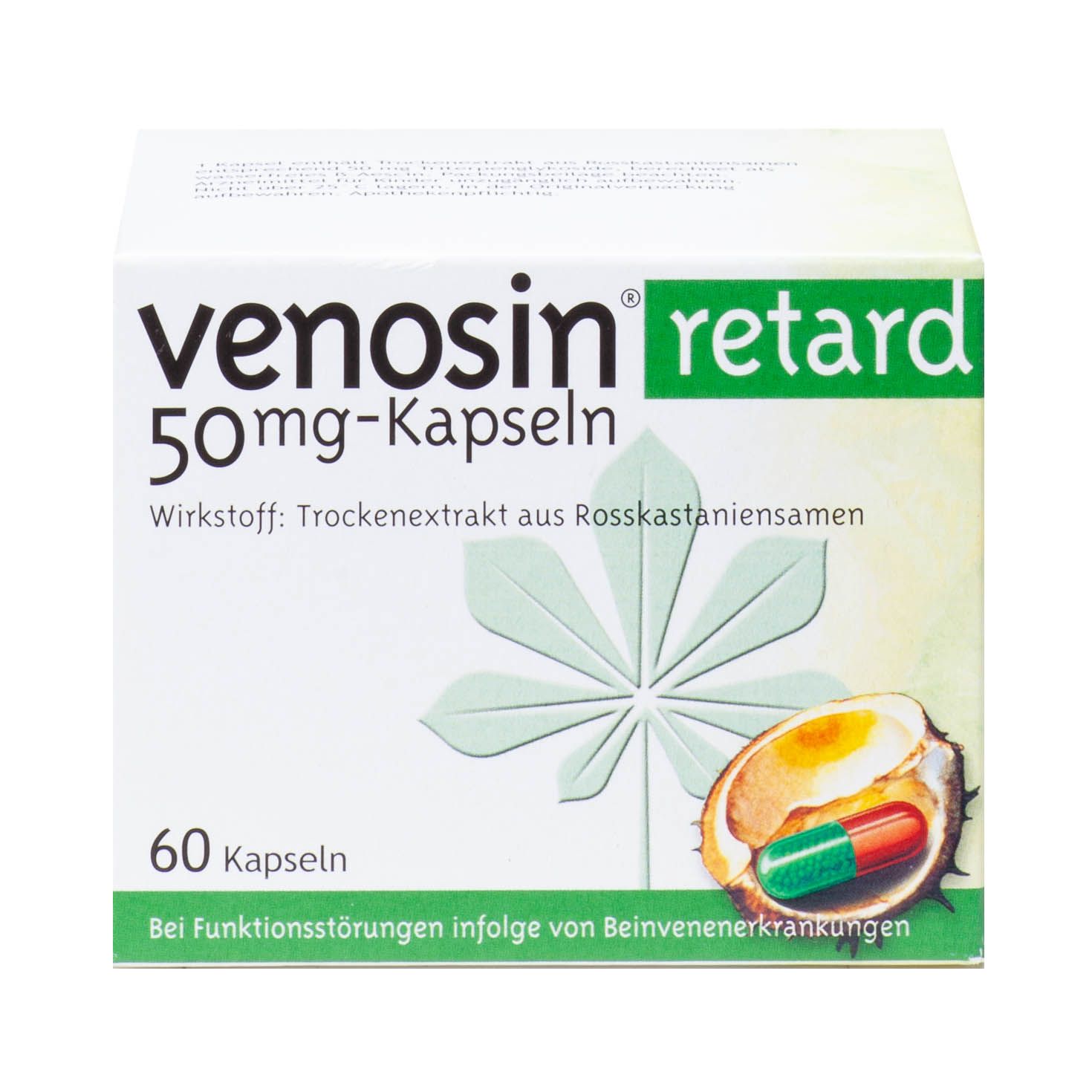 VENOSIN RET KPS 50MG - 60 Stück