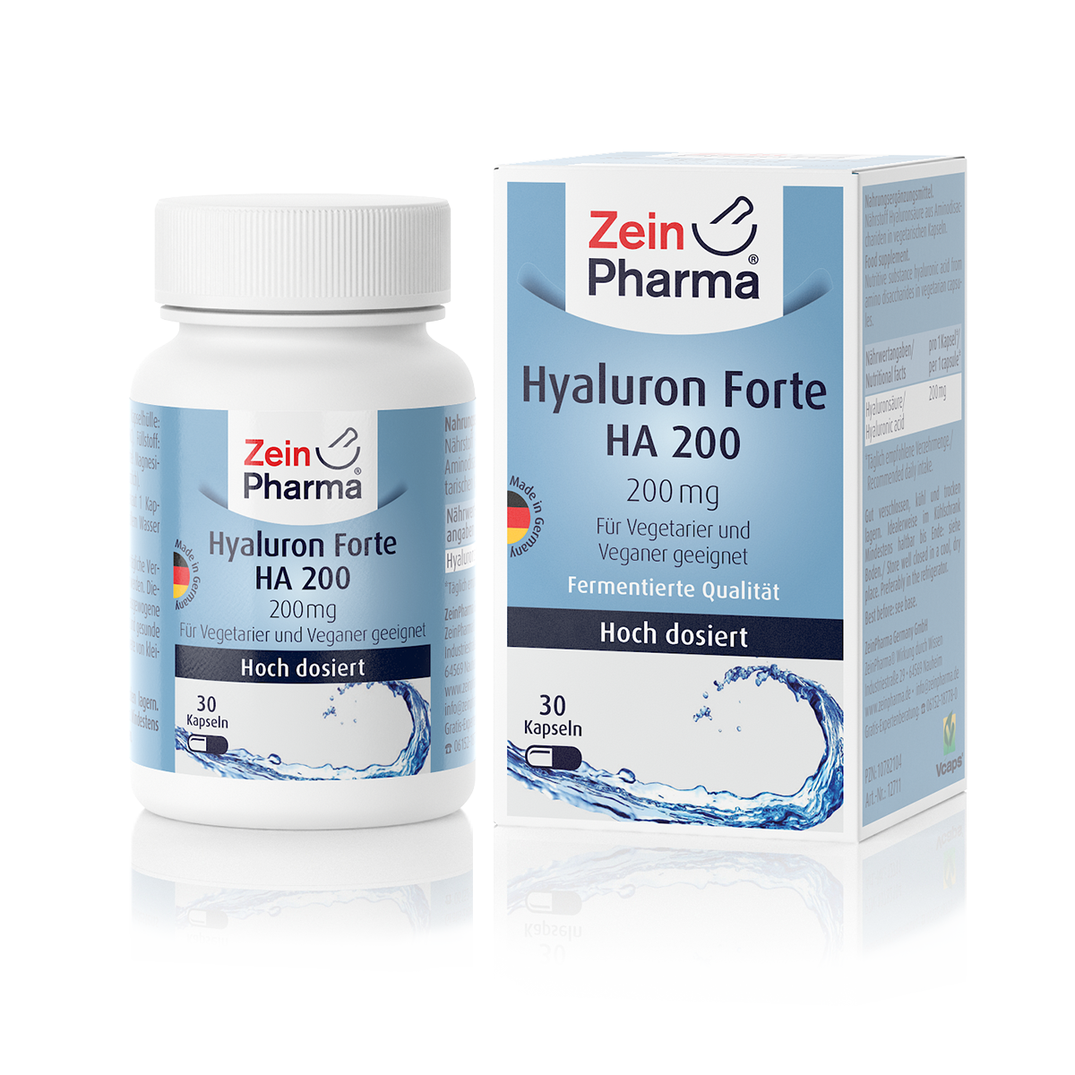 Zeinpharma Hyaluronsäure 200 mg Kapseln - 30 Stück