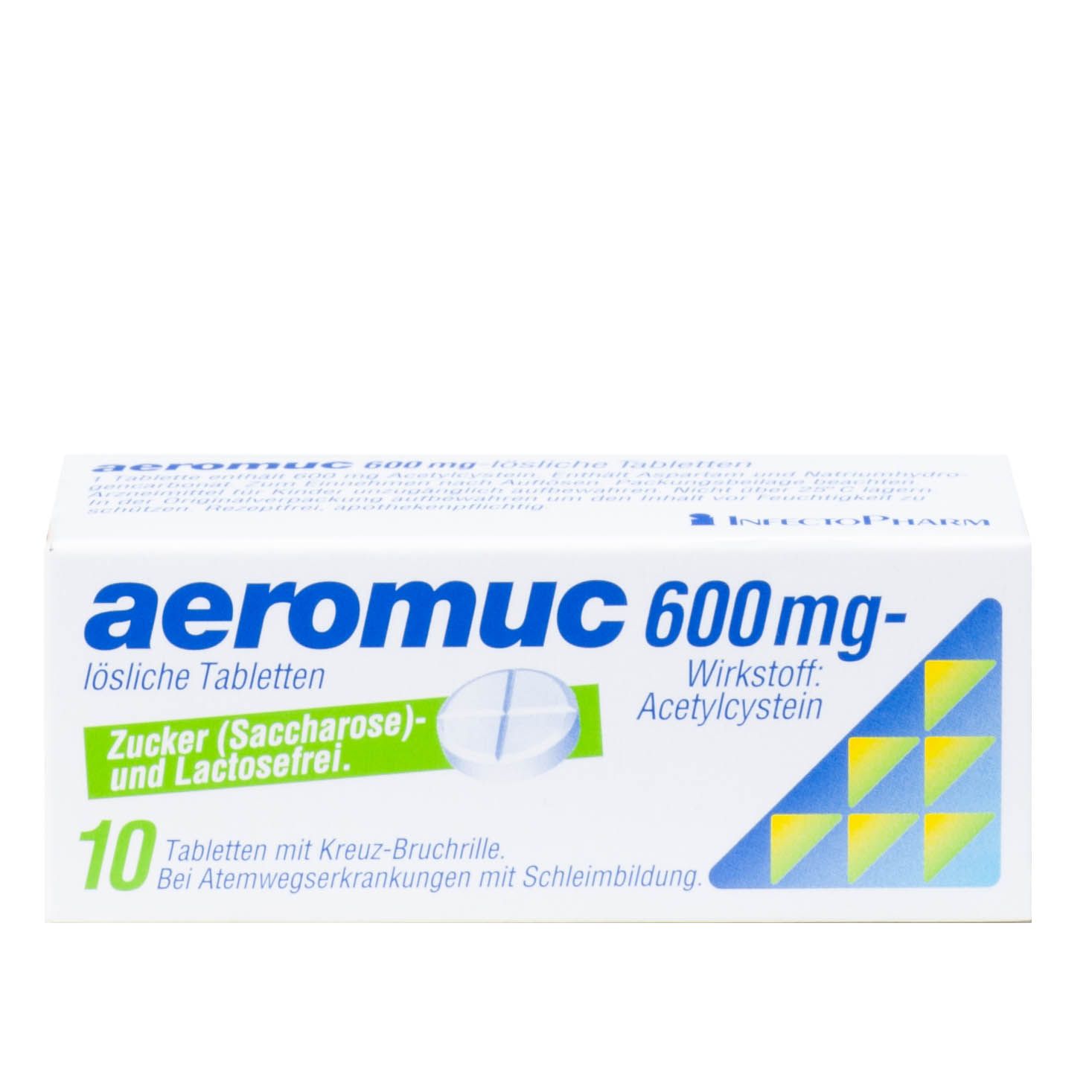 AEROMUC TBL LSL 600MG - 10 Stück