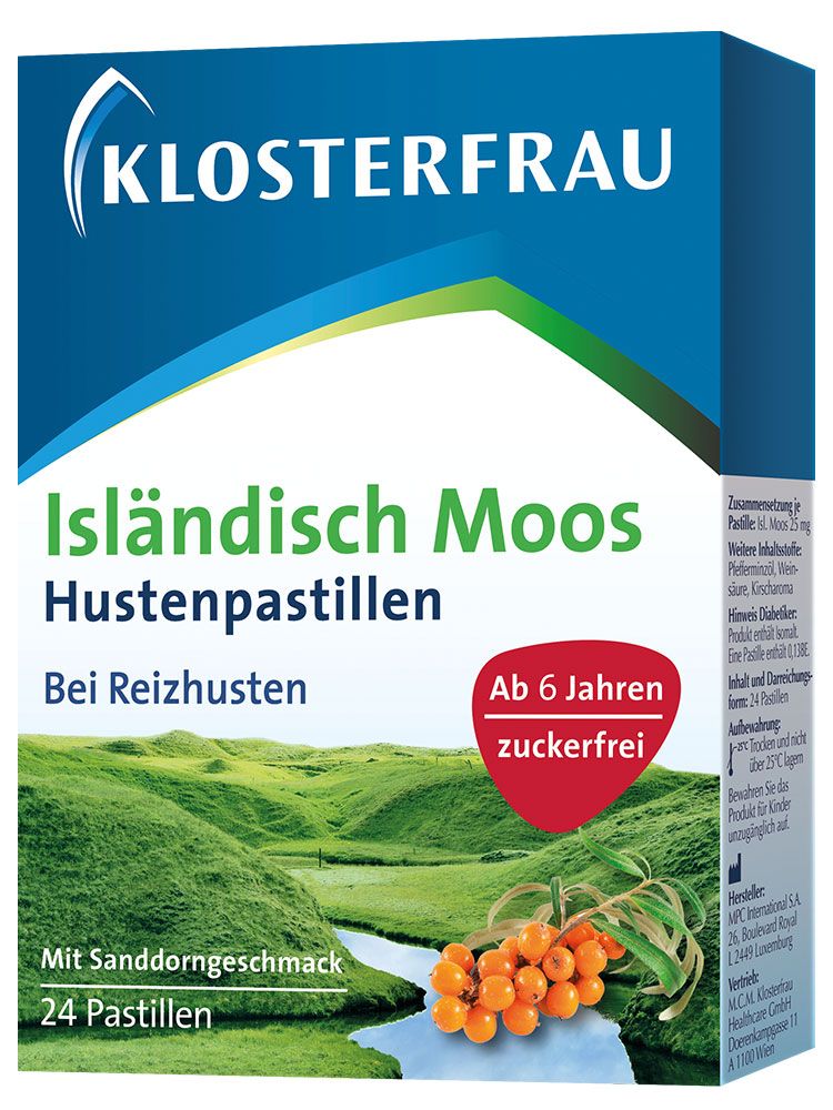 Klosterfrau Isländisch Moos Hustenpastillen - 24 Stück