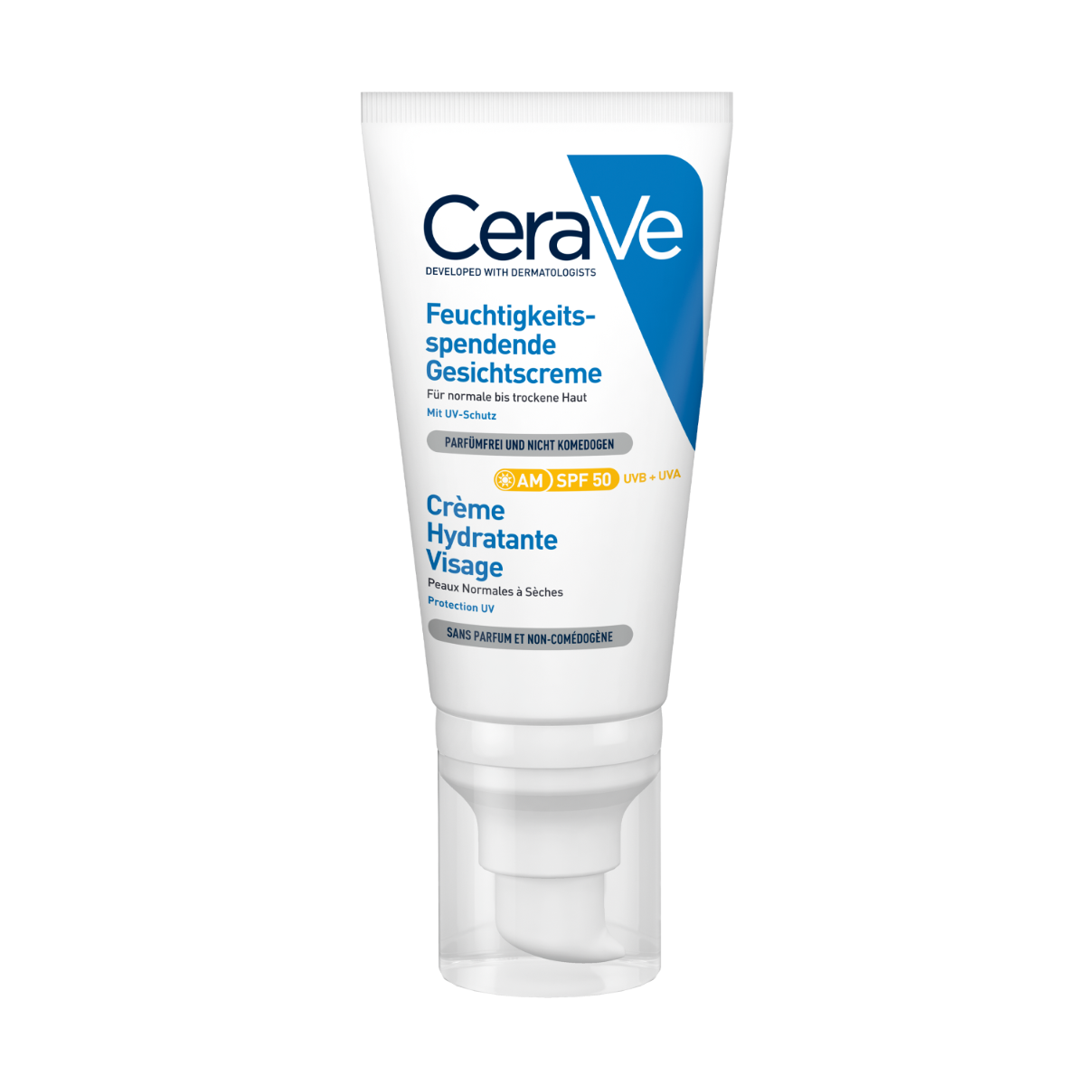 CeraVe Feuchtigkeitsspendende Gesichtscreme mit LSF 50 - 52 Milliliter
