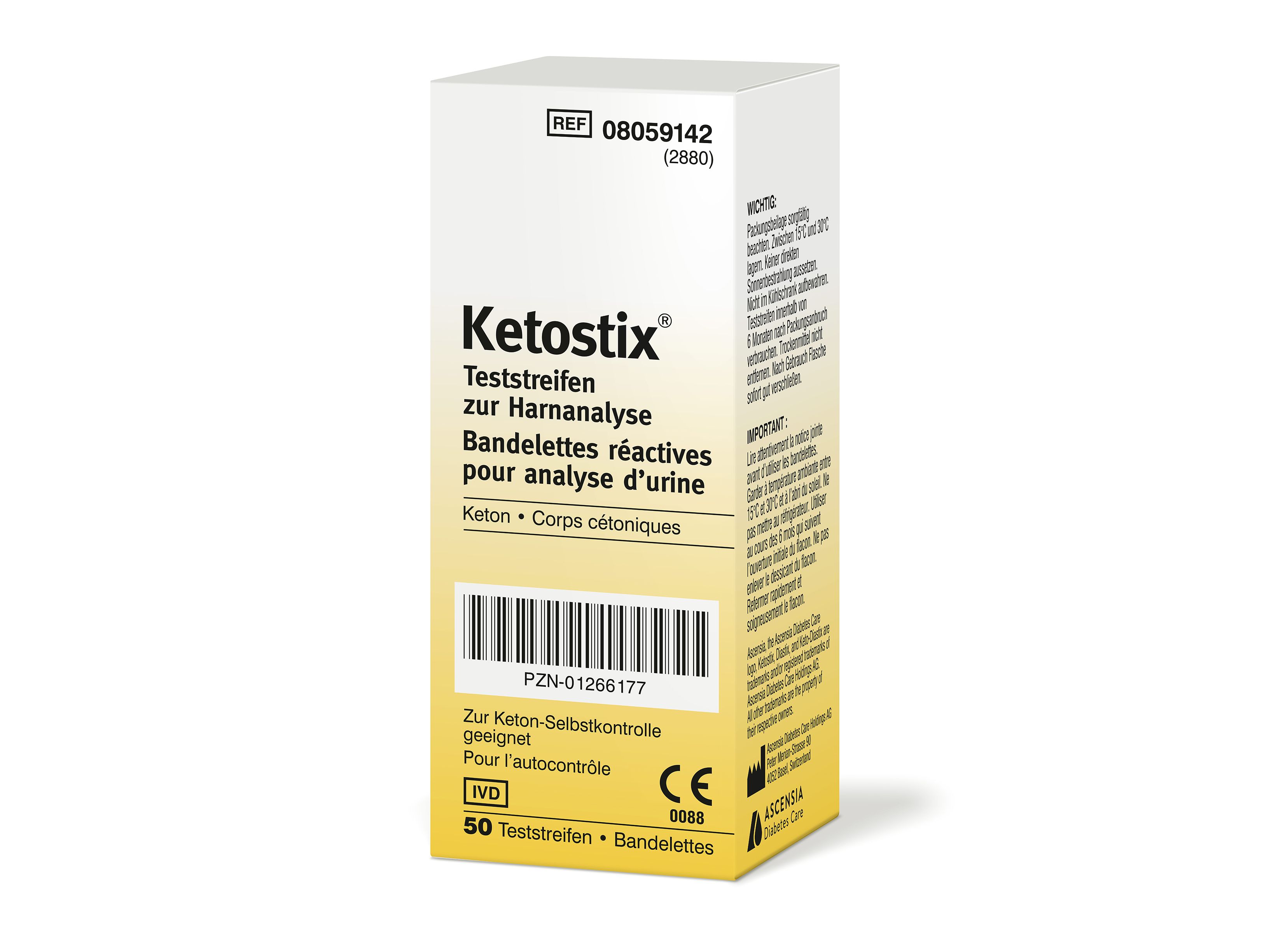 Ascensia Ketostix - 50 Stück