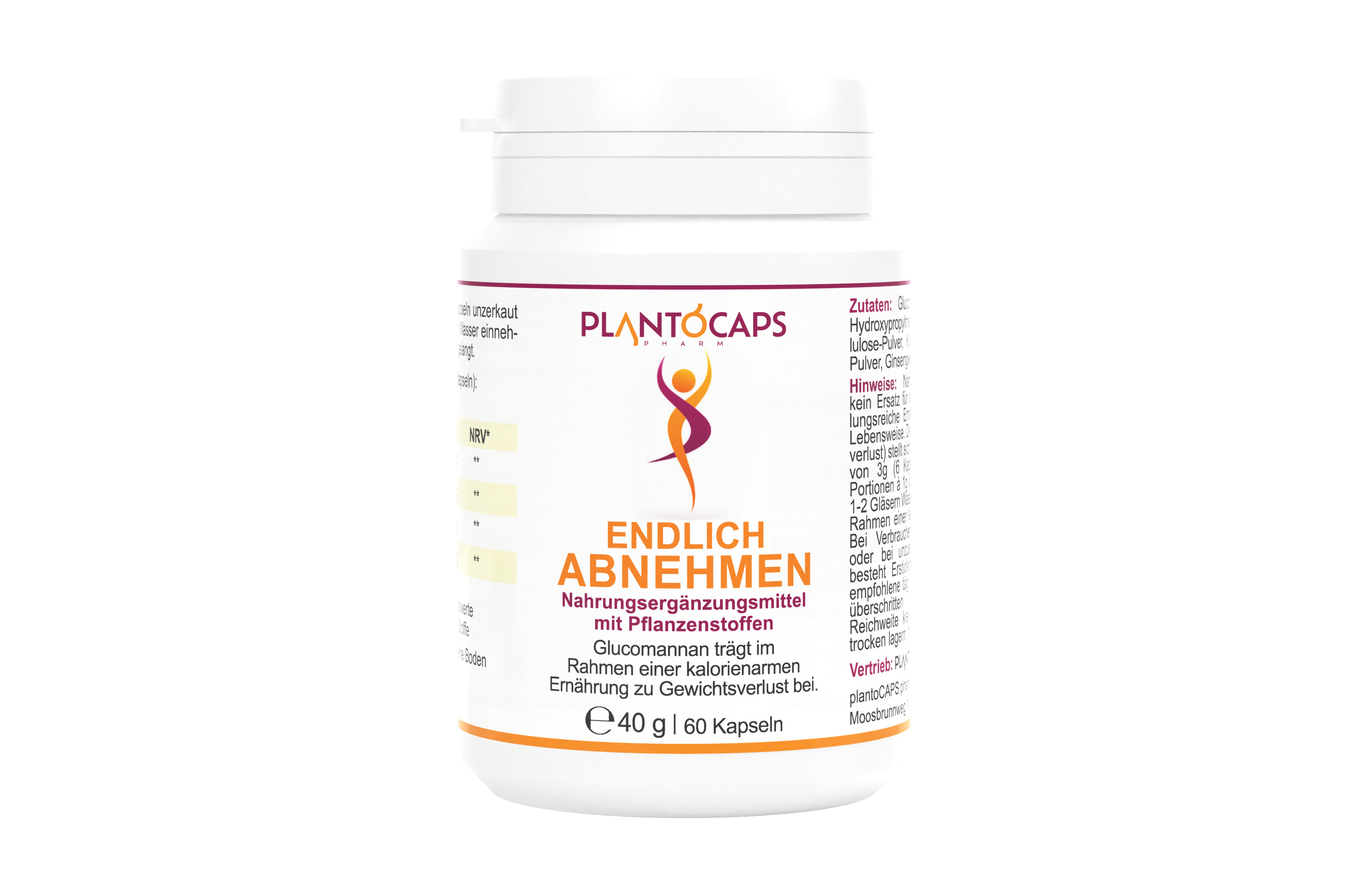 plantoCAPS Endlich Abnehmen Kapseln - 60 Stück