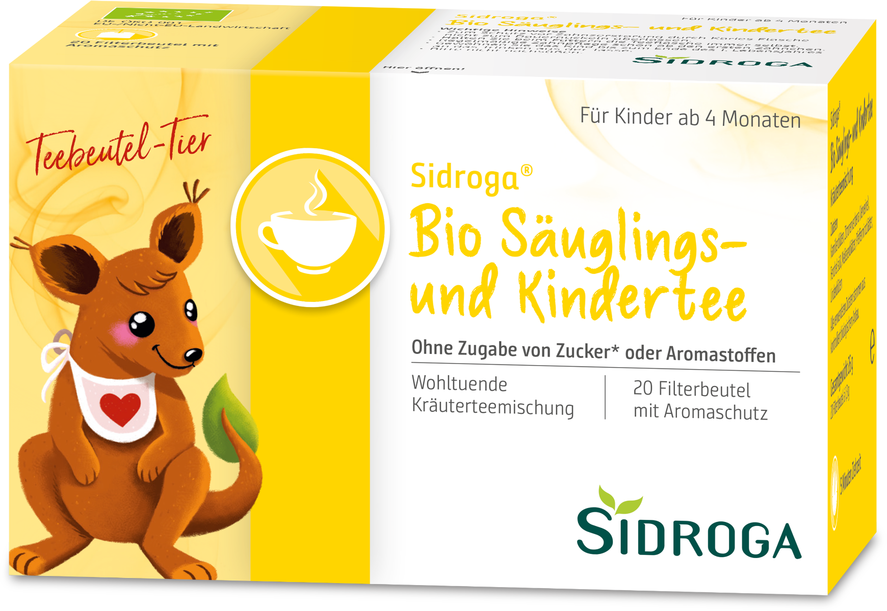 Sidroga Bio Säuglings- und Kindertee - 20 Stück