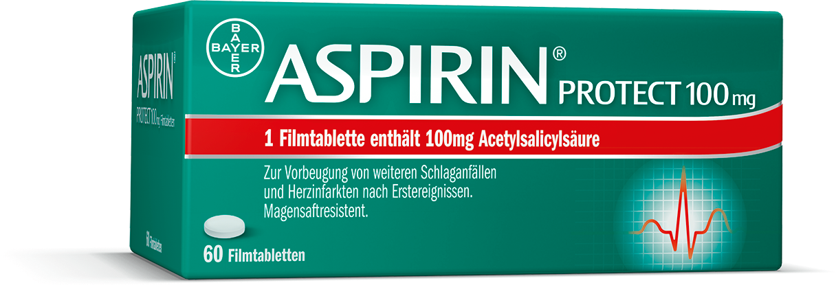 Aspirin® Protect 100 mg – Filmtabletten - 60 Stück