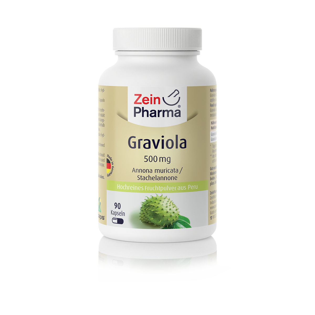 Zeinpharma Graviola 500 mg Kapseln - 90 Stück