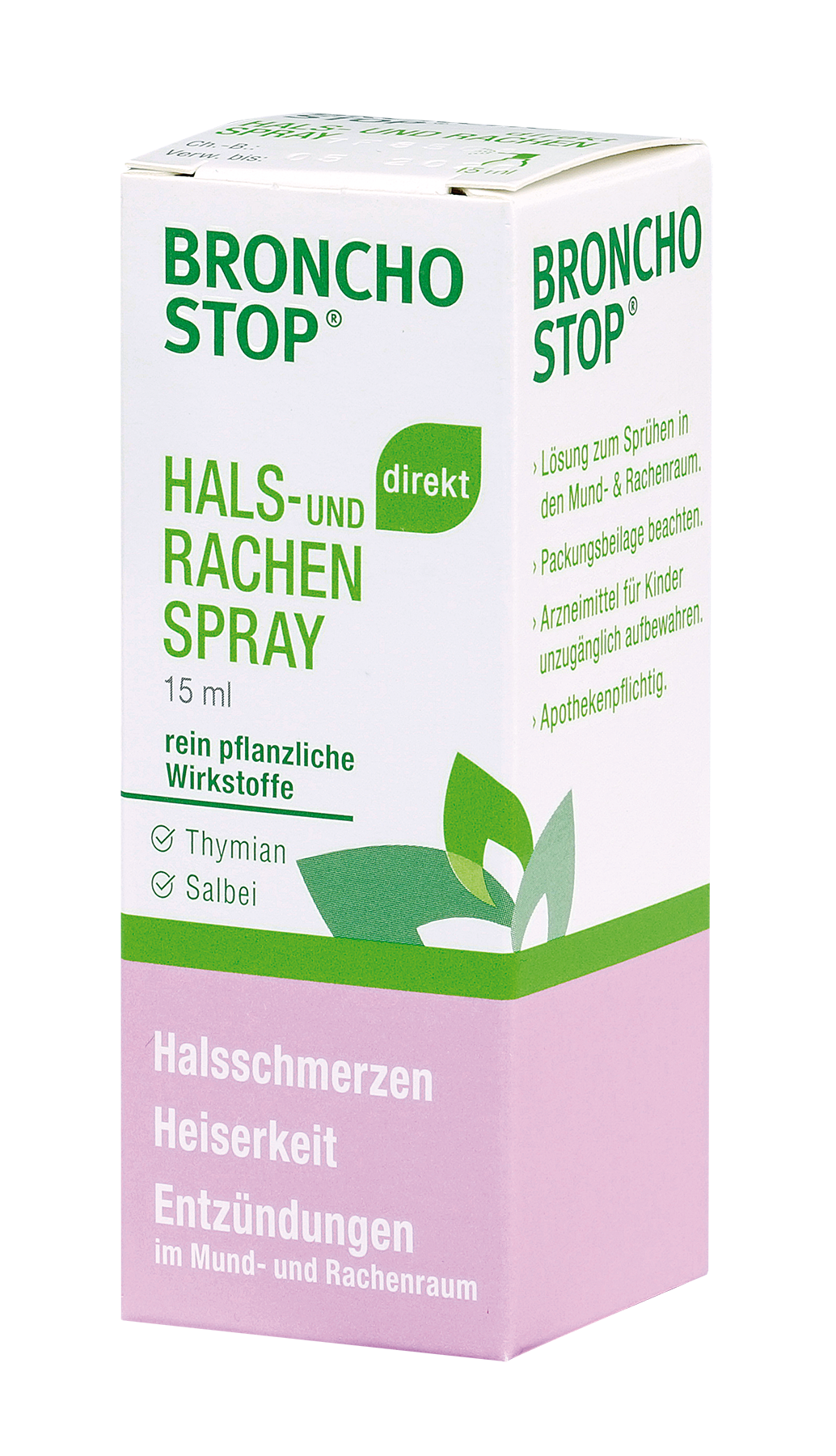 Bronchostop direkt Hals- und Rachenspray - 15 Milliliter
