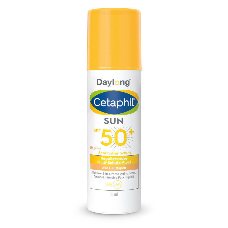 Cetaphil Sun Daylong Regulierendes Multi-Schutz-Fluid Gesicht getönt SPF 50+ - 50 Milliliter