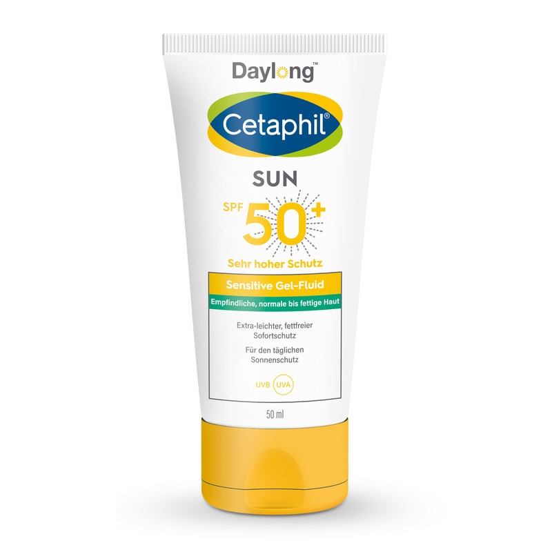 Cetaphil Sun Daylong Sensitive Gel-Fluid Gesicht SPF 50+  - 50 Milliliter