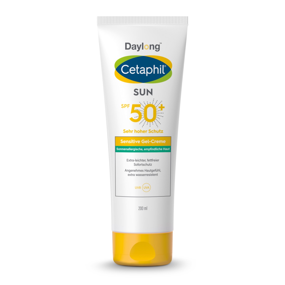 Cetaphil Sun Daylong Sensitive Gel-Creme SPF 50+ - 200 Milliliter