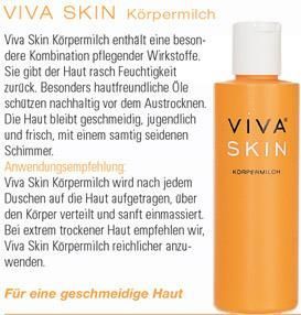 Viva Skin Körpermilch 200ml - 200 Milliliter