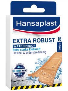 Hansaplast Extra Robust Waterproof Strips - 16 Stück
