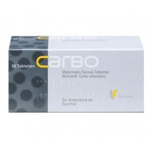 Carbo Medicinalis Sanova Tabletten - 50 Stück