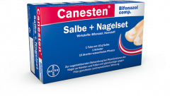 Canesten® Bifonazol comp. – Salbe + Nagelset - 10 Gramm