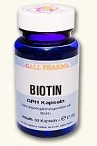 GPH Biotin 2,5mg Kapseln - 180 Stück