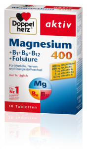 Doppelherz Magnesium + B1, B6, B12 & Folsäure - 60 Stück