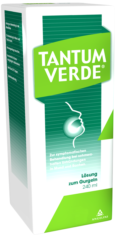 Tantum Verde® Lösung zum Gurgeln - 240 Milliliter