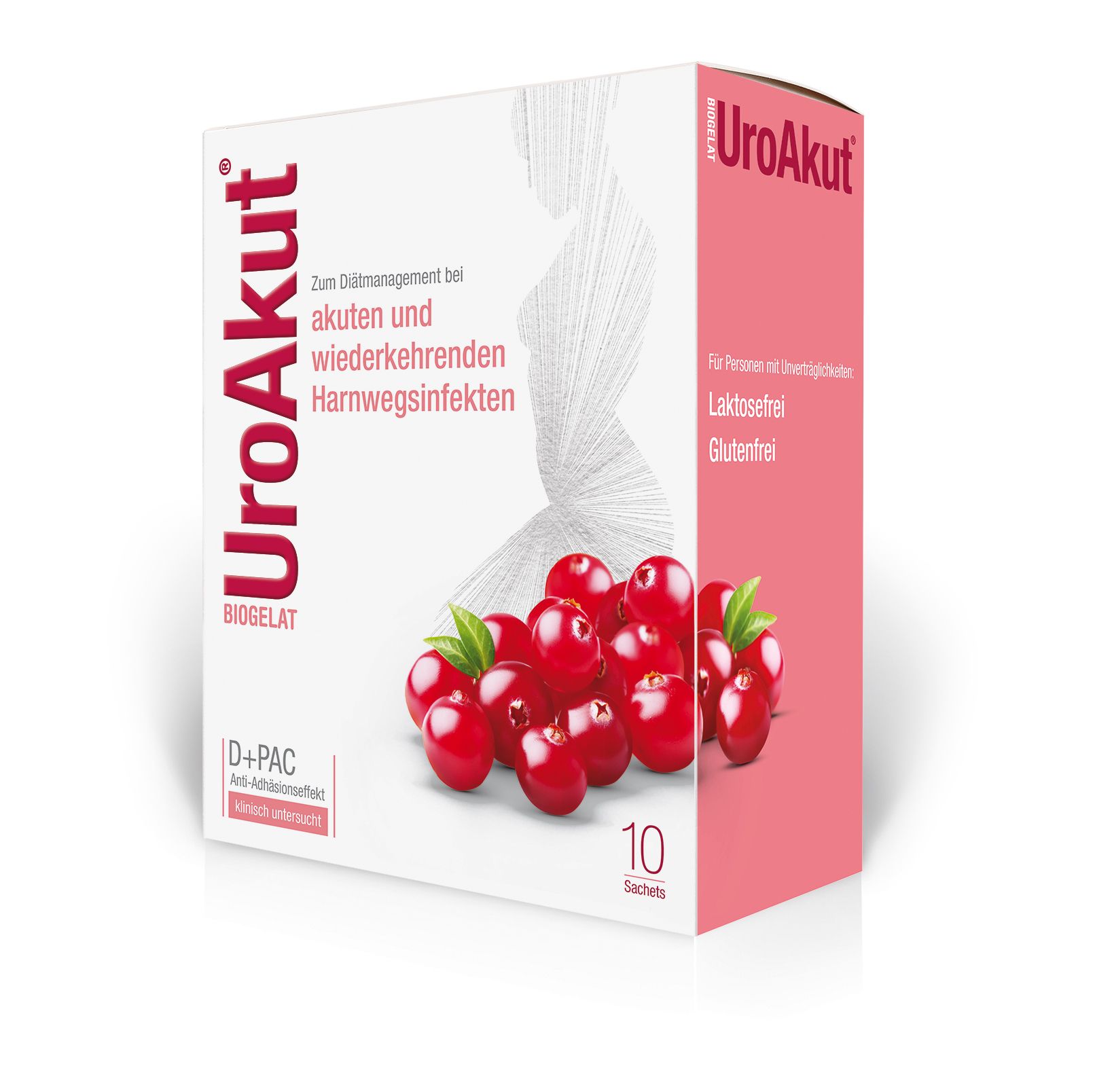 Biogelat UroAkut D-Mannose plus Cranberry - 10 Stück