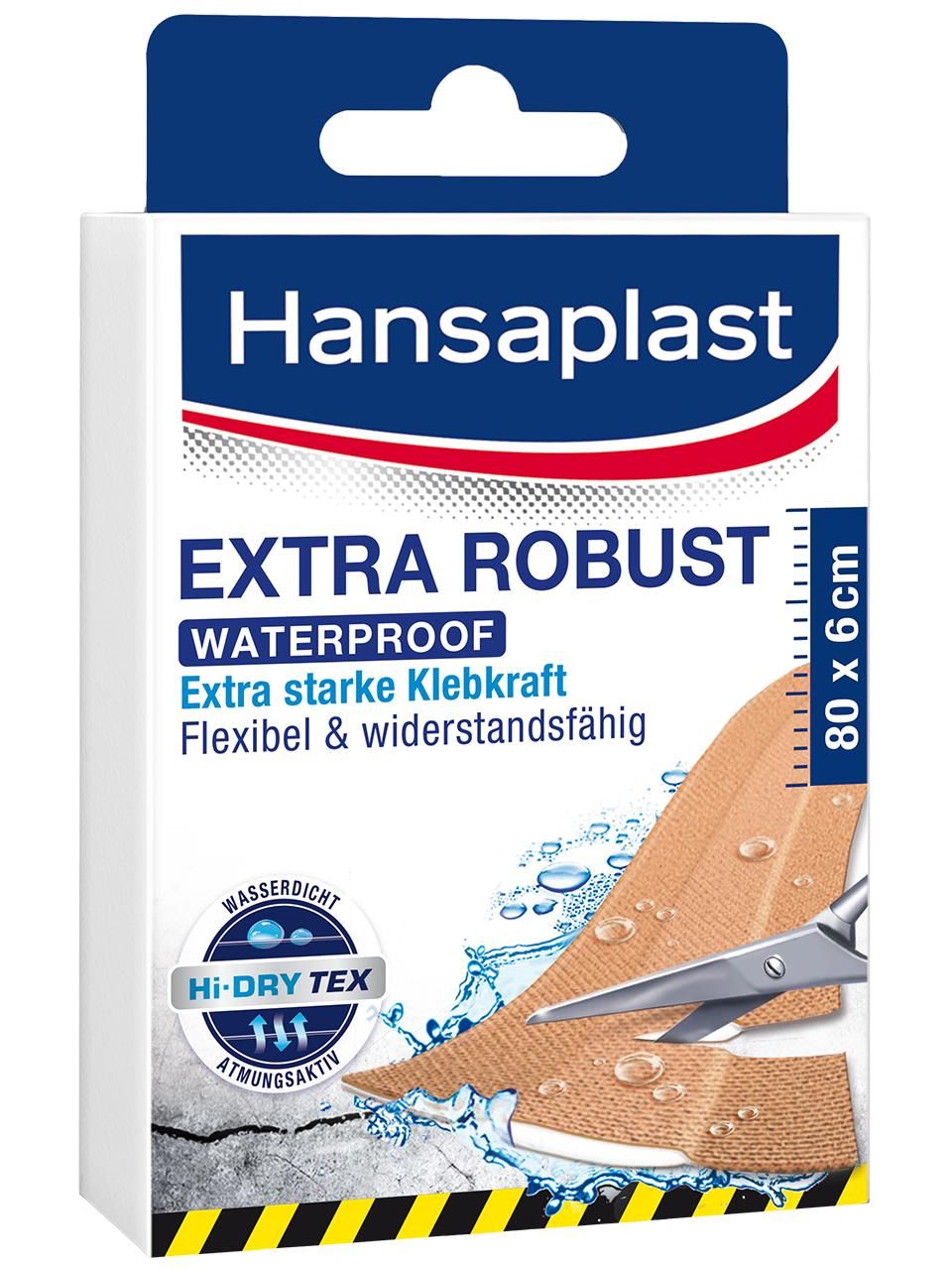 Hansaplast Extra Robust Waterproof 80cm x 6cm - 1 Stück