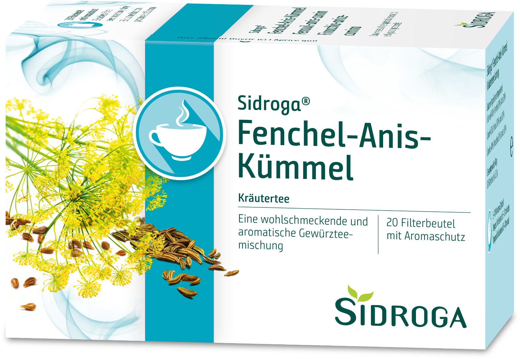 Sidroga Fenchel-Anis-Kümmel Tee - 20 Stück
