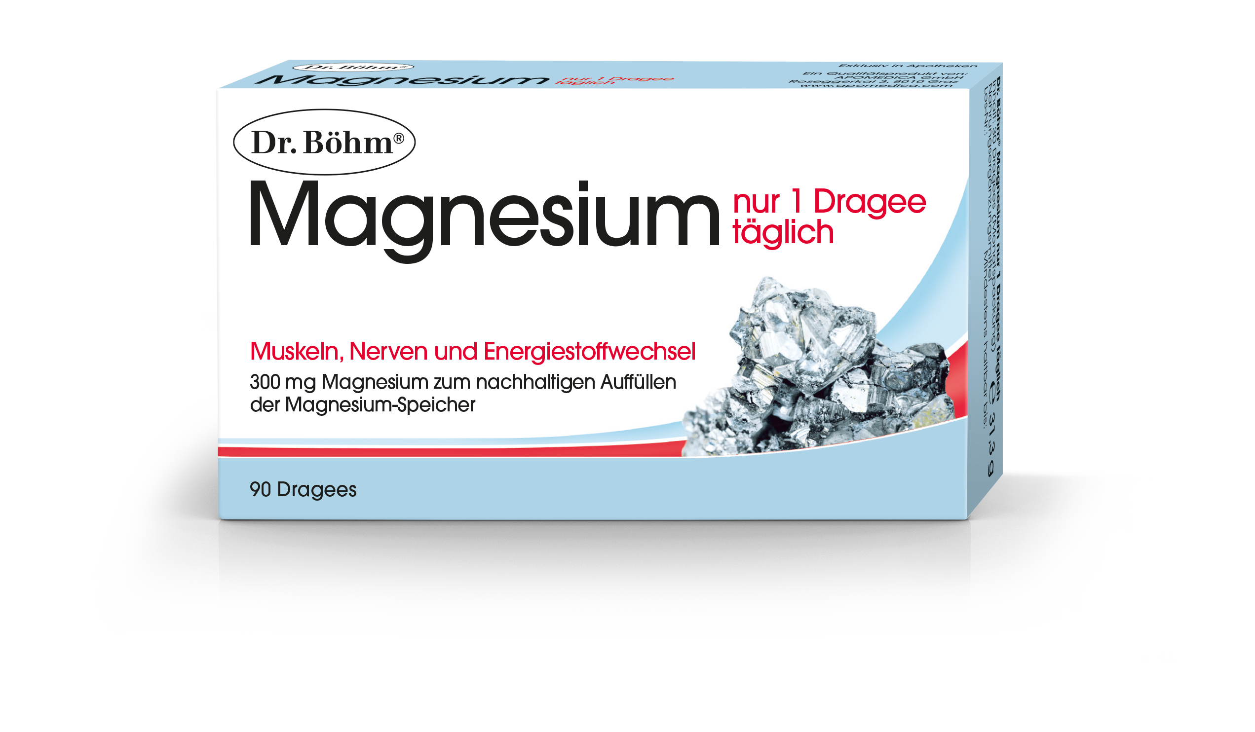 Dr. Böhm Magnesium nur 1 Dragee täglich - 90 Stück
