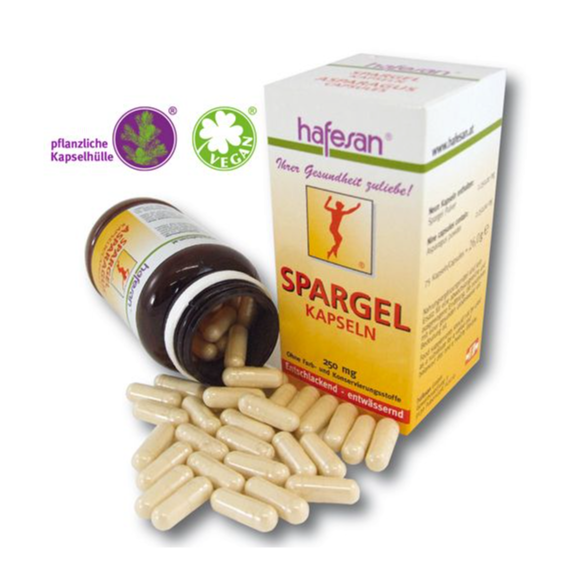 Hafesan Spargel Kapseln - 75 Stück