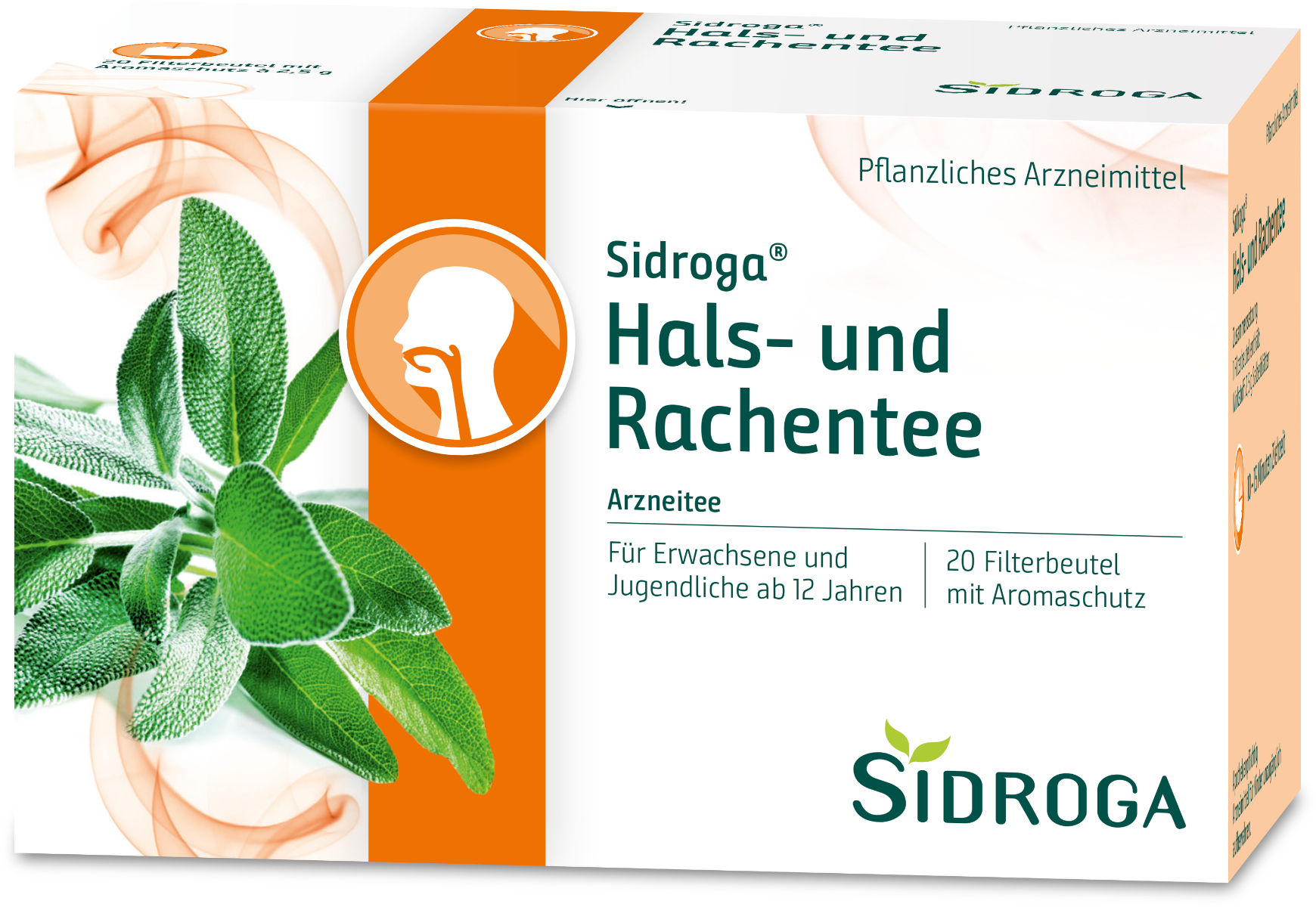 Sidroga Hals- und Rachentee - 20 Stück