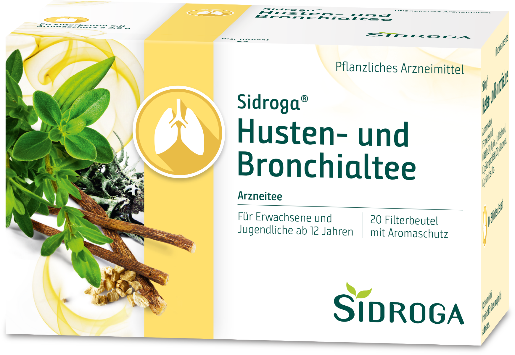 Sidroga® Husten- und Bronchialtee - 20 Stück