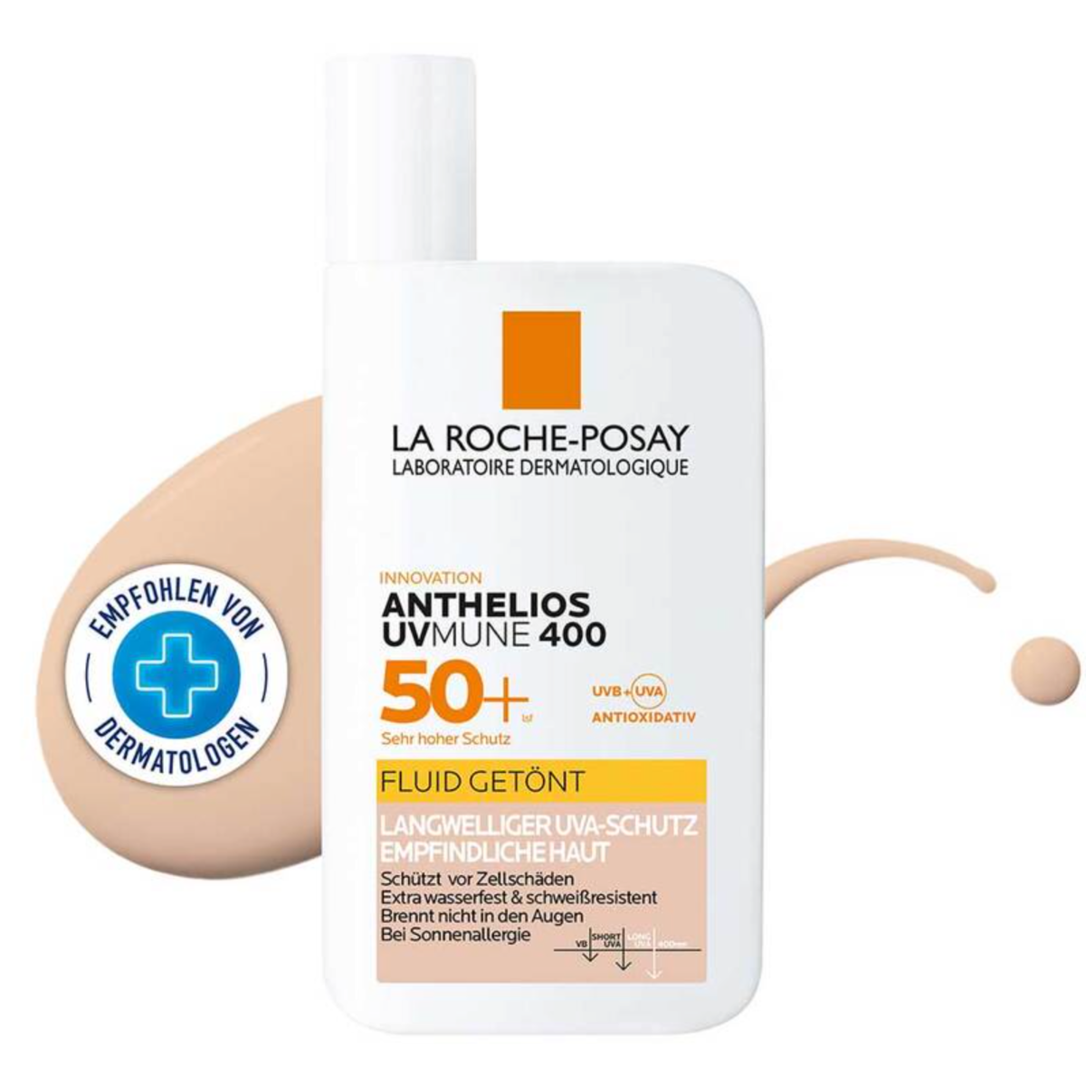 La Roche-Posay Anthelios Invisible Fluid Getönt UVMune 400 LSF 50+ - 50 Milliliter