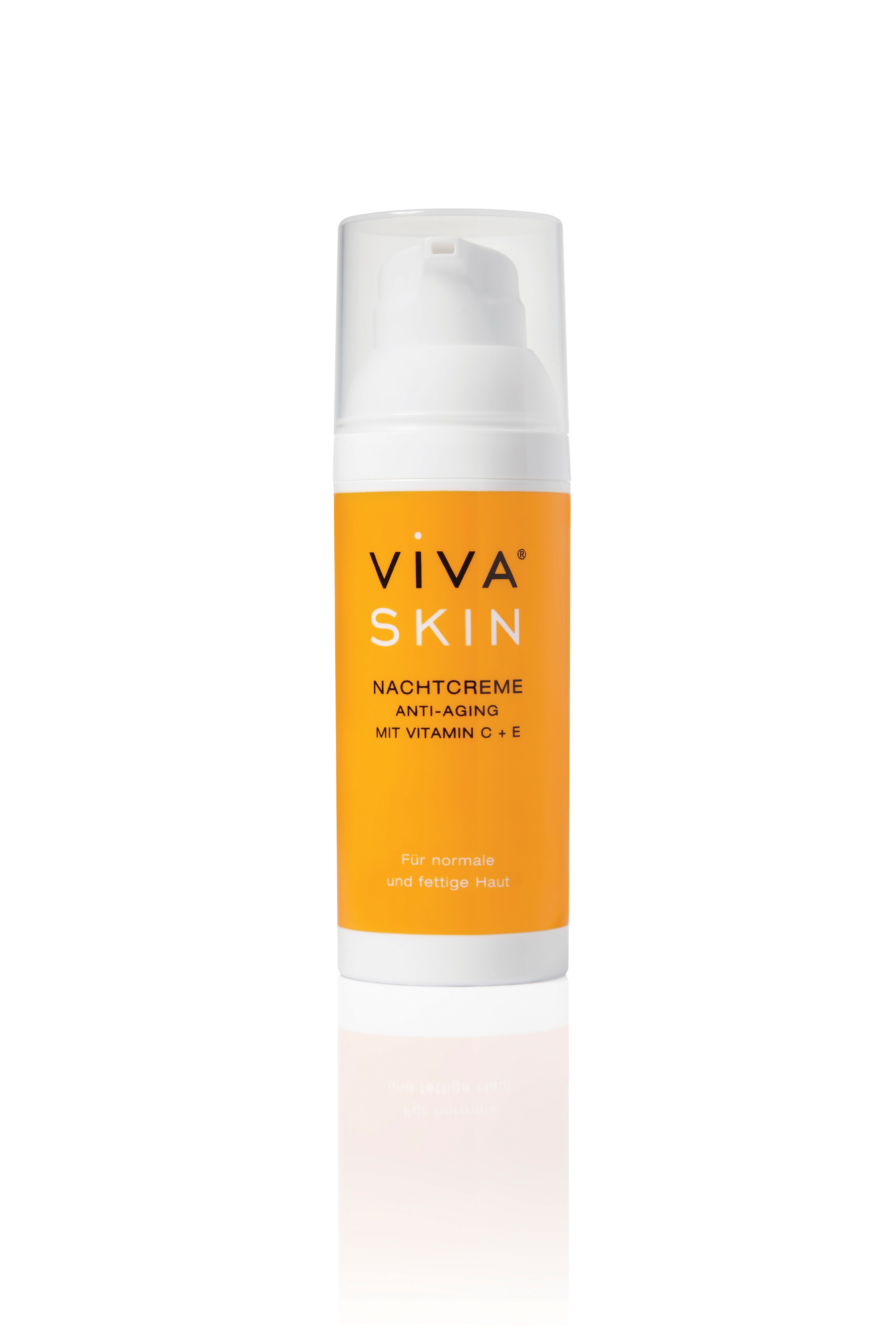 Viva Skin Nachtcreme normale und fettige Haut 50ml - 50 Milliliter
