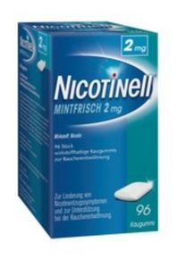 Nicotinell Mint Frisch 2mg wirkstoffhaltige Kaugummis zur Raucherentwöhnung - 96 Stück