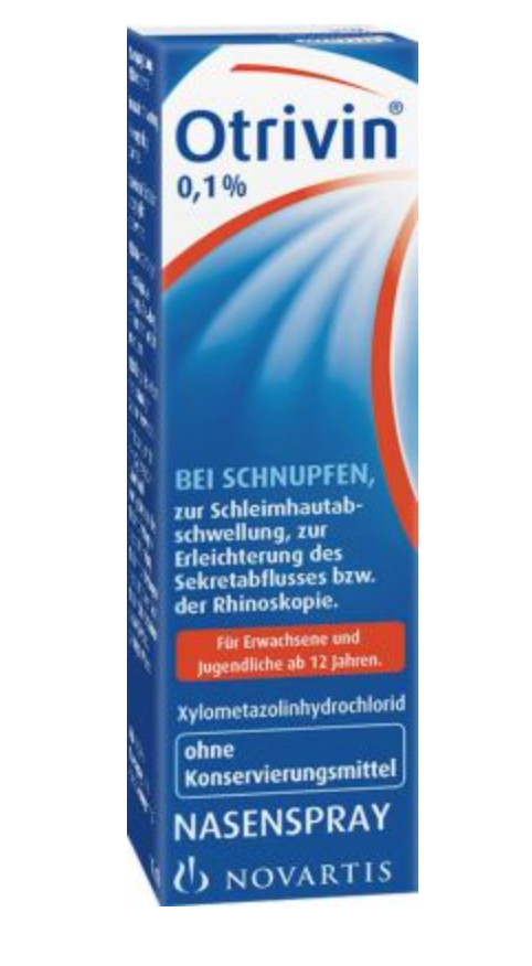 Otrivin 0,1% Nasenspray ohne Konservierungsmittel - 10 Milliliter