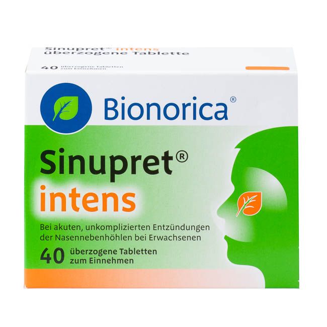 SINUPRET INTENS UEBERZ.TBL - 40 Stück