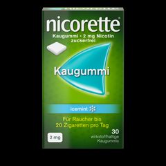 Nicorette Kaugummi Icemint 2mg 30stk - 30 Stück