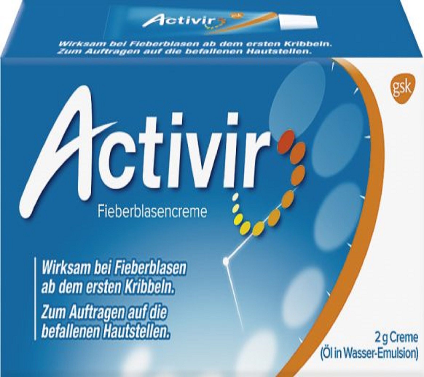Activir Fieberblasencreme 2g Tube - 2 Gramm