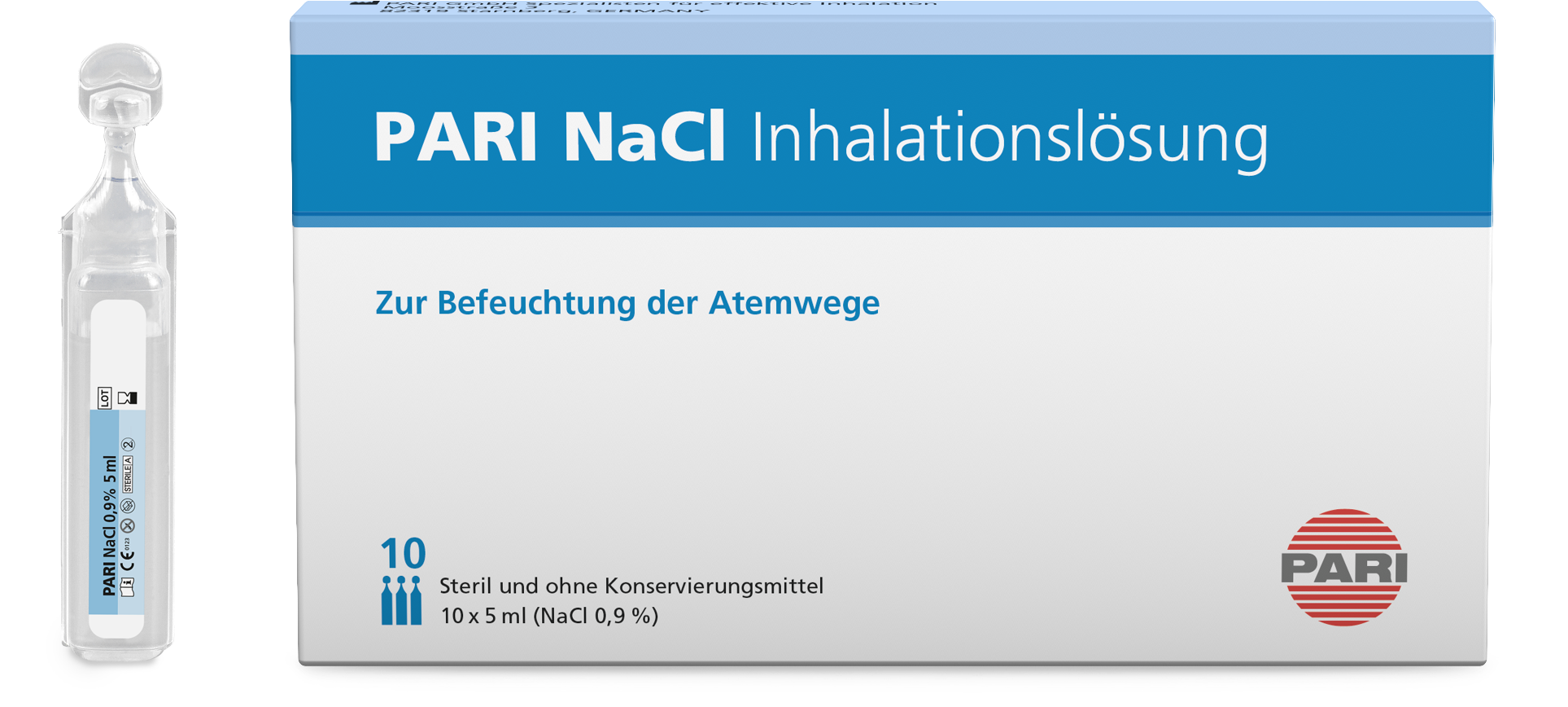 PARI NaCl 0,9% Inhalationslösung - 1 Stück